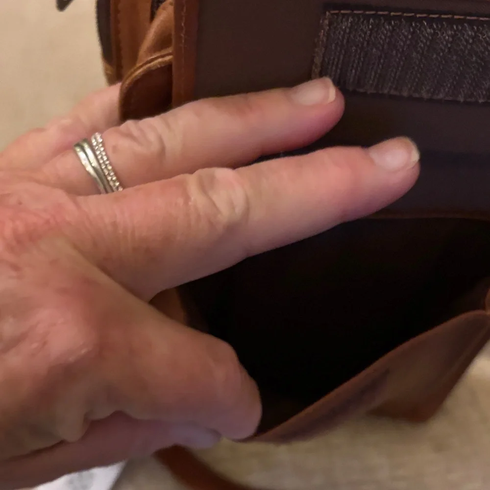 Brown Leather Crossbody Bag